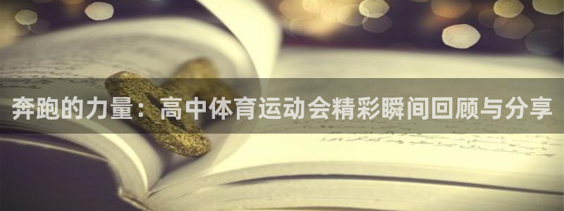 678体育官网下载：奔跑的力量：高中体育运动会精彩瞬间回顾与分享